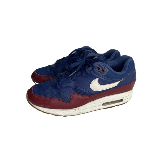 air max 1 navy sail team red